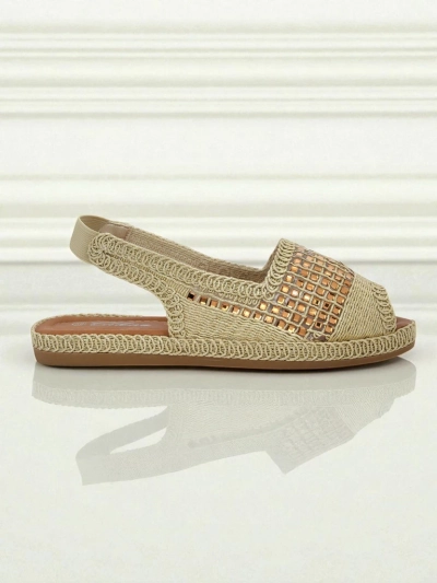 Moteriškos espadrilės su kalnų krištolais Belle Sparkle