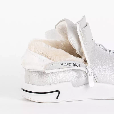 OUTLET Sidabriniai sportiniai batai merginoms Ociu- Avalynė