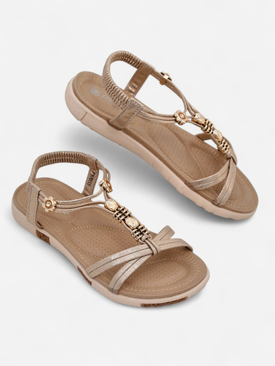 Royalfashion moteriški sandalai su papuošimais Veve