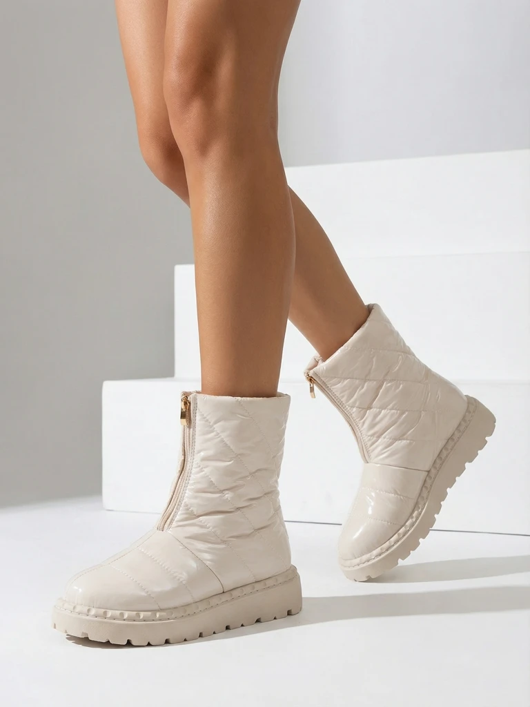 Karališko stiliaus moterų sniego batai Esissa