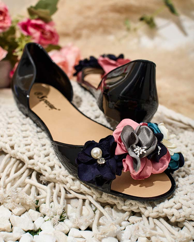 Royalfashion Резиновые балерины с цветком Koddies