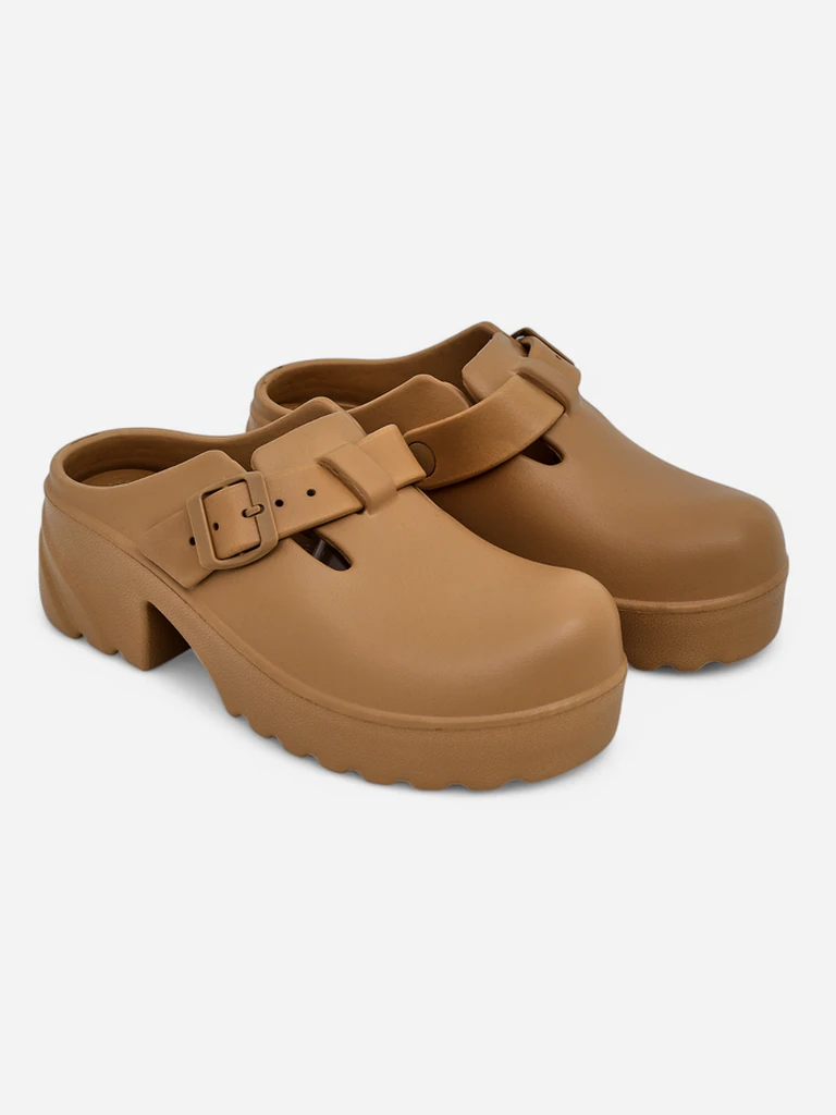 Royalfashion Женские резиновые сандалии на каблуке Voxones