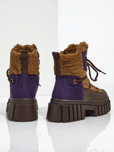 Moteriški aulinukai-batai su kailiuku Cindora