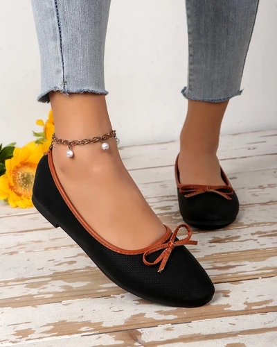 Royalfashion Женские балетки с блестками и бантом Aramie