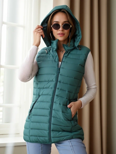 Женская безрукавка Royalfashion с detachable капюшоном