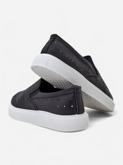 Royalfashion Проколотые женские сл Slip-On обувь Emayla