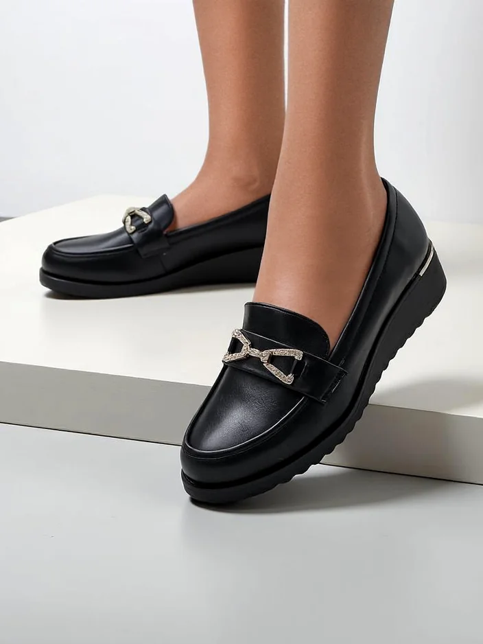 Royalfashion moteriški mokasinai ant žemo kulno Leffo