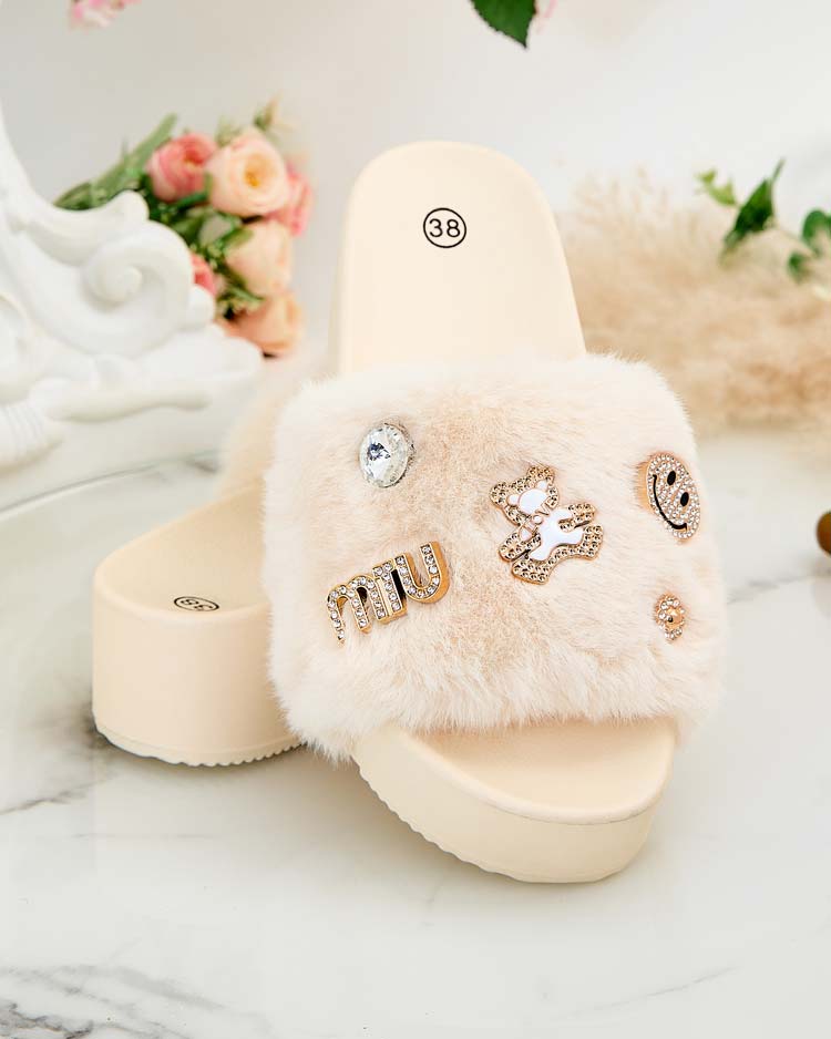 Royalfashion Женские шлепанцы на платформе Helimme