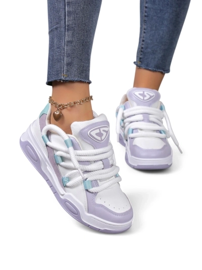 Женские спортивные кроссовки Royalfashion с декоративными шнурками Clesiv