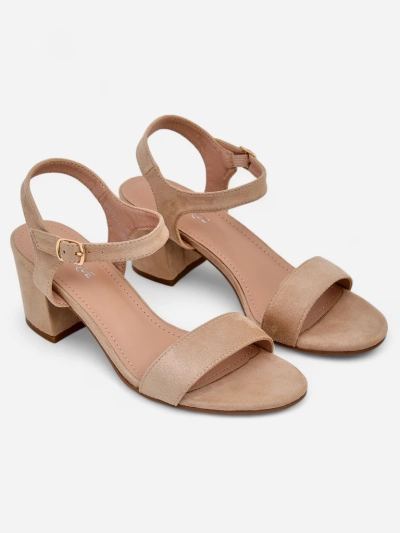 Royalfashion moteriški ekologiškos zomšos sandalai „Quarter“