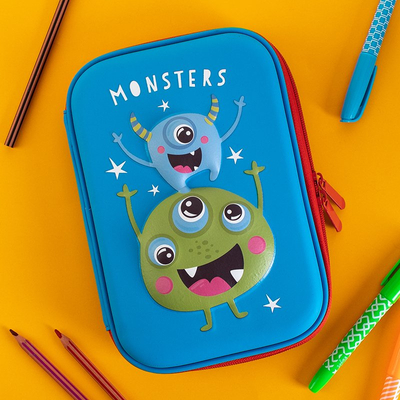 Синий детский пенал