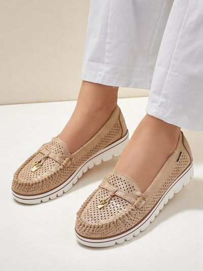 Женские перфорированные мокасины Royalfashion Elissas