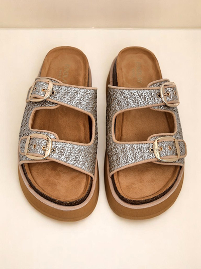 Royalfashion Женские шлепанцы на платформе Nora Woven