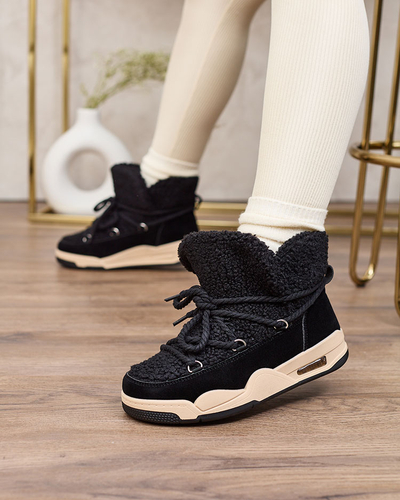 Royalfashion Женские снегоступы черного цвета Ludmivac