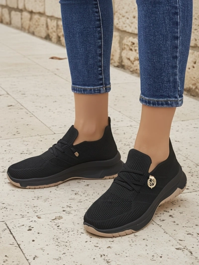 Royalfashion moteriški audinio sportbačiai be raištelių Teletta