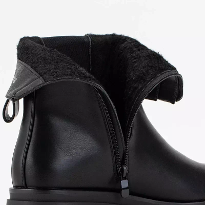 OUTLET Черные женские сапоги от Dolfina - Обувь