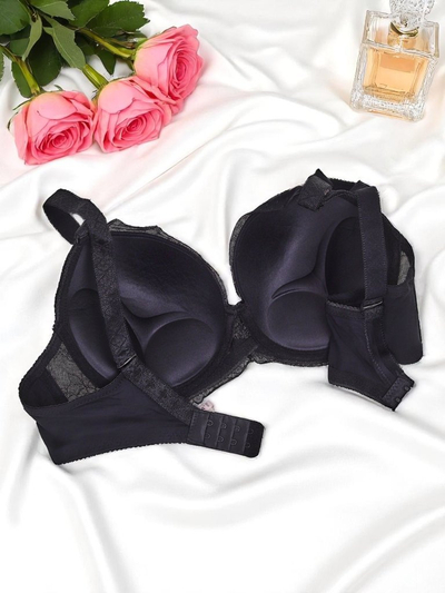 Royalfashion Moteriška push-up liemenėlė su nėriniais Coco Lift