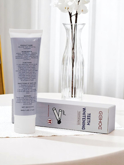 Dėmes šalinanti ir balinanti dantų pasta