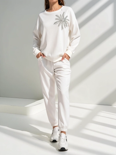 Женский комплект из вискозы Royalfashion с цветочным принтом