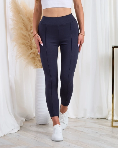 Royalfashion Navy blue moteriškos tamprės