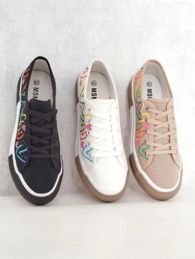 Женские кроссовки Royalfashion с принтом сердца Sercess