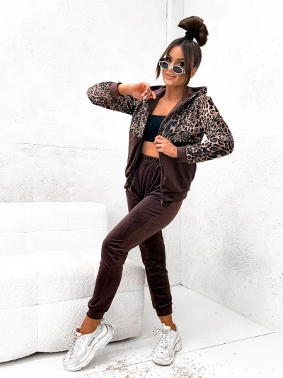 Женский хлопковый костюм Royalfashion в стиле велюр