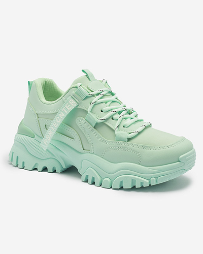 Mėtų spalvos moteriški sportiniai bateliai Evilpo- Footwear