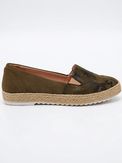 Žalios moteriškos espadrilės „Nuhente camo“ - Avalynė