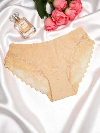 Royalfashion Женские хлопковые трусы с кружевом Pure Lace