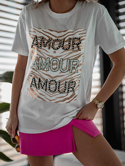 "Royalfashion" Moteriška palaidinė su dekoratyviniu raštu