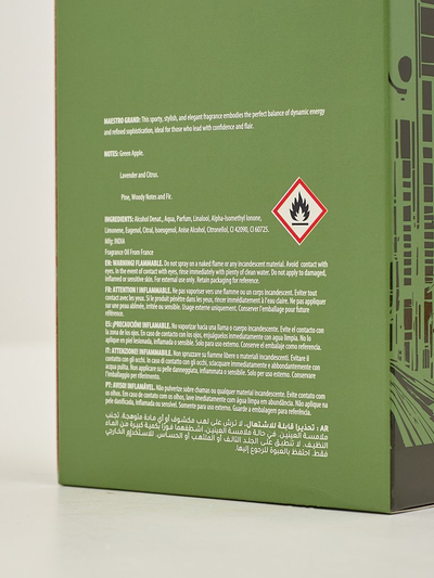 Įkvėptas vyrams skirtas kvapusis vanduo Maestro Grand