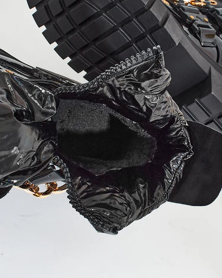 Royalfashion Women's Ebidef Chain Boots