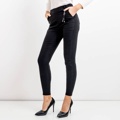 Черные женские лосины - Штаны