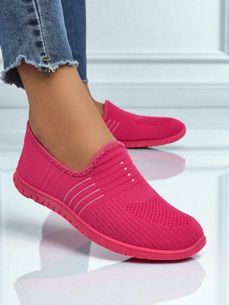 Ladies' Perseida Mocs: Comfy Orange Fabric for Spring & Summer