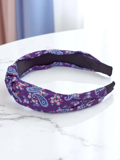 Royalfashion Molly susukta raštuota pynė galvos juosta