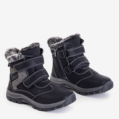 Черные зимние ботинки Tommi для мальчиков - Обувь