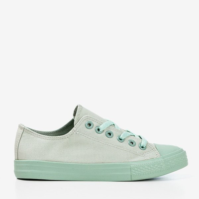 Кеды женские светло-зеленые Лыш - Обувь