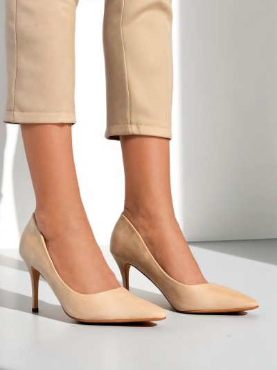 Royalfashion Moteriški ekologiški suede aukštakulniai Scazze