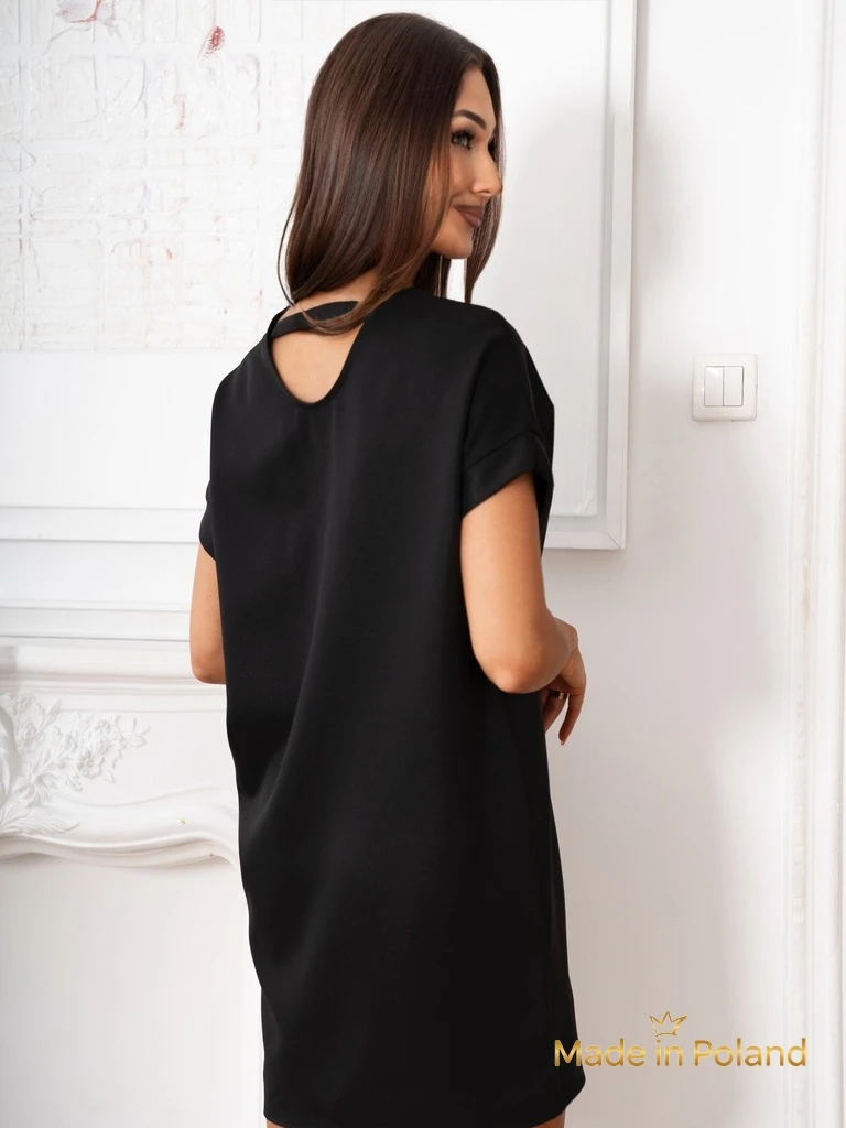 Paprasta moteriška trumpa suknelė „Lady Time“