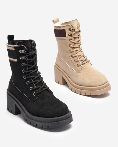 Juodi stiletto trapper batai Koidoo- Obuwie