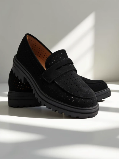 Royalfashion Женские перфорированные лоферы Filoz
