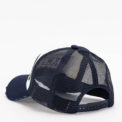 Tamsiai mėlyna unisex beisbolo kepurė - Priedai