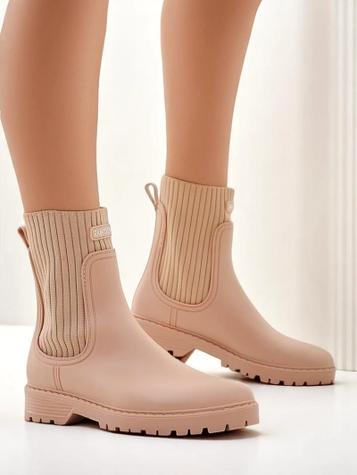 Royalfashion Женские матовые резиновые сапоги Dasiine