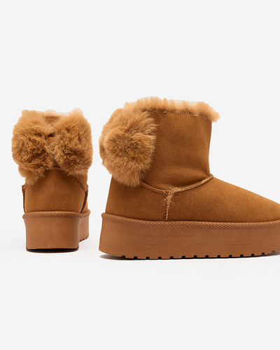 "Royalfashion Boots a'la" sniego batai moterims, kupranugario spalvos Goroggo