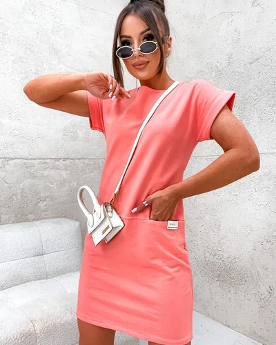 Royalfashion moterų medvilnės audinio suknelė