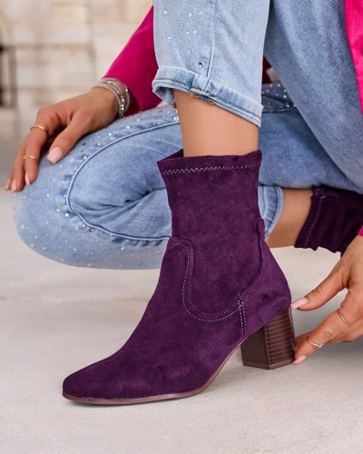 Женские ботильоны на каблуке Royalfashion Florin