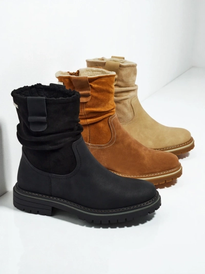 Aukštesni moteriški eko zomšiniai aulinukai Liora