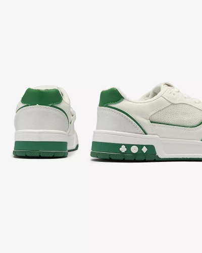 Baltos ir žalios spalvos moteriški sportiniai bateliai Xirrat- Footwear