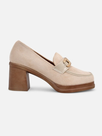 Royalfashion Женские мокасины на высоком каблуке Qeroy