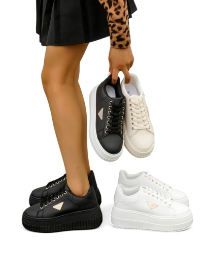 Спортивные кроссовки на платформе Royalfashion для женщин с принтом Alcape